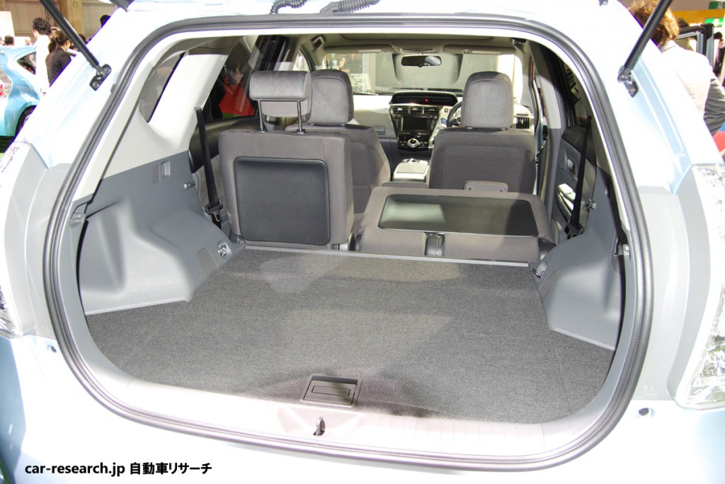 プリウスα　荷室