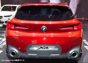 BMW X2 コンセプト マフラー