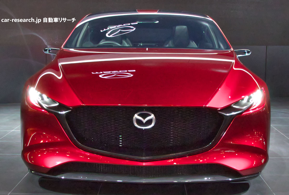マツダ魁 Kai コンセプト発表 次期アクセラが想定される5ドアハッチ 自動車リサーチ