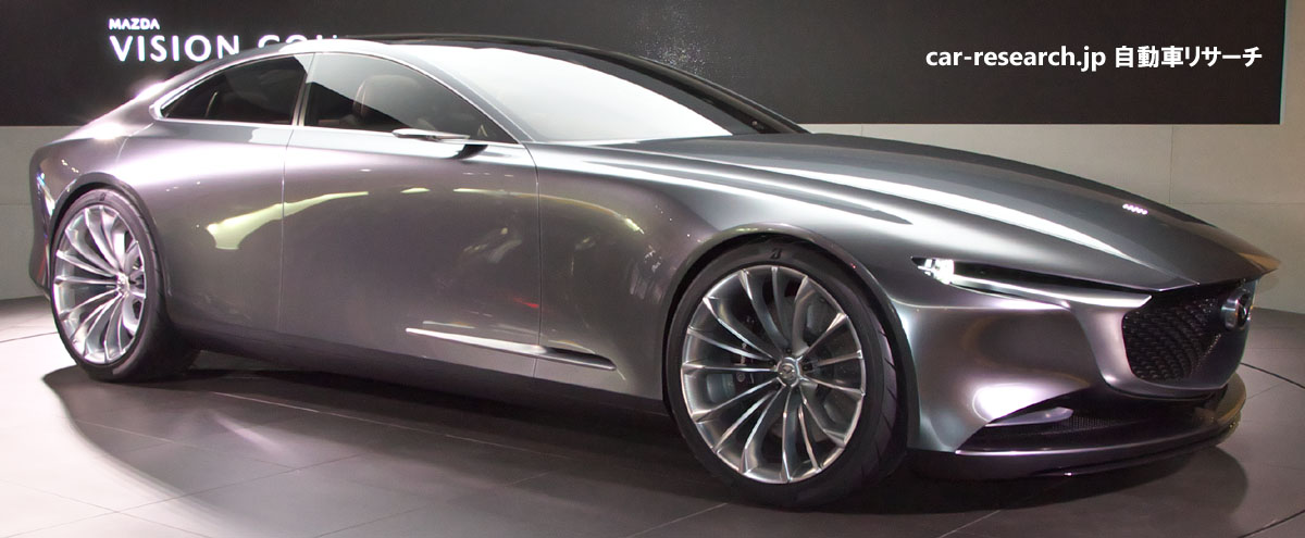 Mazda Vision Coupe 画像 マツダの次世代デザインはキャラクターライン無し 自動車リサーチ