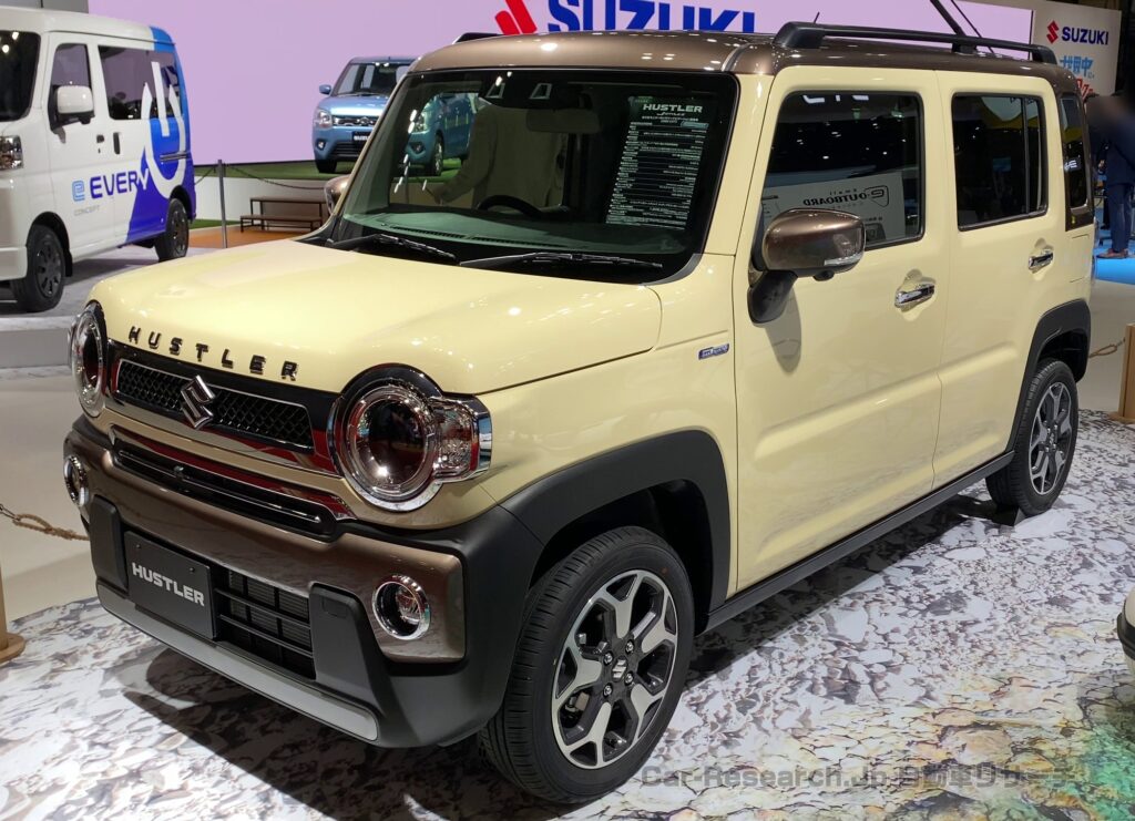 新型【ハスラー】マイナーチェンジいつ？2026年5月 4型へ一部仕様変更の見込み、電動パーキングブレーキ、オートブレーキホールド【スズキ最新情報】フルモデルチェンジいつ？ジャパンモビリティショー出品のBEVコンセプトとは別デザイン？