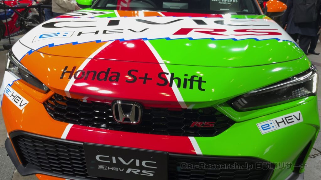 新型【シビック】フルモデルチェンジいつ？2028年生産開始計画、次世代中型プラットフォーム採用、2.0L e:HEV搭載予想【ホンダ最新情報】Honda S+ Shiftは現行e:HEV RSで先行導入